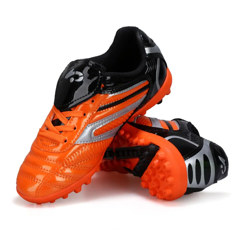 Men Football Soccer Boots Athletic Shoes New Leather Big Size High Top Cleats Training Sneaker Comfortable